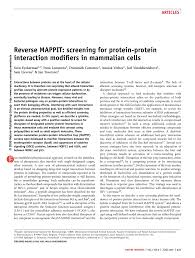 Ppi ekspor pupuk nonsubsidi ke timor leste. Pdf Reverse Mappit Screening For Protein Protein Interaction Modifiers In Mammalian Cells