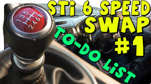 Sti Transmission Swap For Cheap Parts List Jdm V7 Sti 6 Speed Swap 1