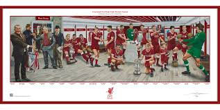 Liverpool Football Club Dream Scene Jamie Cooper Liverpool fc and city emblem the liver bird art print.