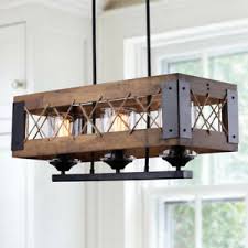 chandeliers farmhouse wood kitchen