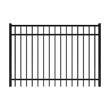 6 Foot Black Chain Link Fence Gate Ironcraft Common 4 Ft X 6 Ft Actual 4 Ft X 5 92 Ft Berkshire Black Powder Coated Aluminum Post And Rail Flat Top De In 2020 Fence Gate Metal Fence Gates Aluminum Fence Gate
