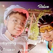 13th Birthday Celebration: Son Learning to Ride a Foldie Bike