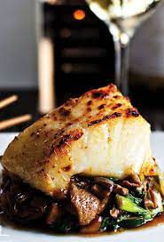 Miso Marinated Chilean Sea Bass Recipe Sea Bass Recipes Healthy Recipes Sea Bass Recipes