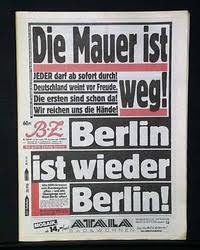 The berlin wall was a guarded concrete barrier that physically and ideologically divided berlin from 1961 to 1989. Rarenewspapers Com