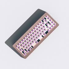 The rose gold kyuu piece has nolives switches and cherry sakura keycaps, and can be found on the taeha types website. Vphzoebgpe4 M
