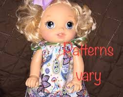 Pillowcase Dress for Baby Doll Baby Alive Bitty Baby Cabbage Patch Doll  Clothes