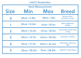 halti headcollar size chart best picture of chart anyimage org