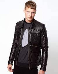 Barneys Originals Premium Leather Jacket Black Leather Bomber Jacket Leather Jeans Men Leather Jacket Black