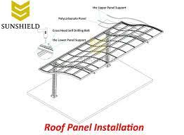 Sektionaltor in bad oeynhausen, deutschland material: Diy Metal Carport Build Polycarbonate Parking Shade Sunshield