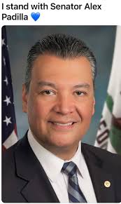 I stand with Senator Alex Padilla ô かレし RS ปูแปร
