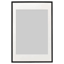 Ribba برواز أسود 61x91 سم Ikea