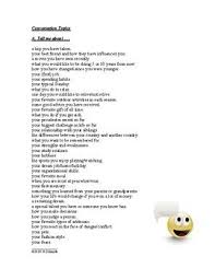 This 3 Page File Includes Over 125 Conversation Topics For Students Of English Divided Into The Following Ca Conversation Topics This Or That Questions Topics