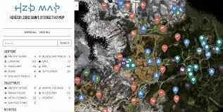 This is a horizon zero dawn maps list. Hzd Interactive Map Album On Imgur