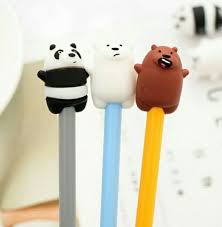 Lapiceros Osos Escandalosos In 2020 Cute Pencil Case We Bare Bears Cute Office Supplies