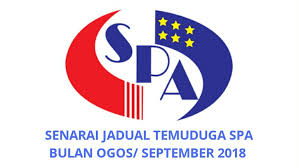 Adakah anda mengisi permohonan spa8i untuk tujuan permohonan pekerjaan dan temuduga? Senarai Jadual Temuduga Spa Bulan April 2020 Spa