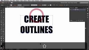 How to create an outline in adobe illustrator (with pictures). Adobe Illustrator Cc Create Outlines Nsl Week 195 Youtube