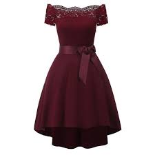 Dressing for a dinner party might not always be straight forward. Shop Fashion Woman Girls Off Shoulder Lace Off Shoulder Wedding Dinner Party A Line Swing Dress Online Jumia Ghana