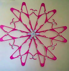 How To Make A Clothes Hanger Wall Decoration Hanger Crafts Diy Clothes Hangers Crafts