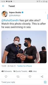 Even hrithik roshan takes advice from him. Shefali Vaidya On Twitter Hi Shuklarajiv Every Human Being Has Abs Didn T You Take Basic Bio Lessons In School Btw Your Darling Rahulgandhi Has Everything Abs Dimples Fair Skin Only Thing