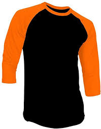 Black And Orange T Shirt Mens Amazon Com New Light 3 4 Sleeve Plain T Shirt Baseball Tee Raglan Jersey Sports Men S Tee L Black Orange Clothing Shirt Outfit Mens Tees Tees