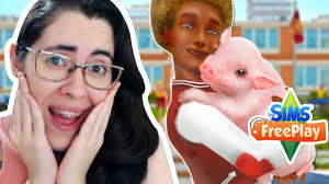 MEU PORQUINHO DE ESTIMAÇÃO NO THE SIMS FREEPLAY