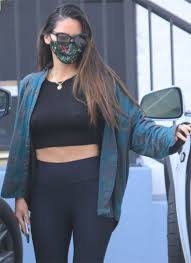 Olivia Munns Nipple Pokies in Black Yoga Outfit - Taxi Driver Movie