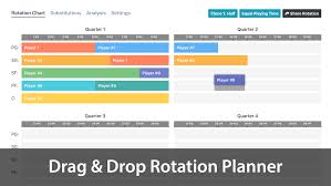 06:00 to 18:00), followed by 24 hours' rest, then a nightly shift (18:00 to 06:00), finishing with 48 hours' rest. Basketball Rotation Planner Plan Your Substitutions Using Drag Drop