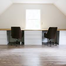 The most common custom desk material is wood & nut. An Ikea Hack Worth Repeating The Studio Desks Jones Design Company