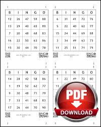 Bingo card printer can print 1, 2 or 4 bingo cards per page. Free Printable Bingo Cards Bingo Card Generator