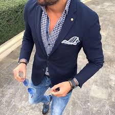 Black Blazer With Jeans For Wedding The 5 Anti Denim Events Mens Fashion Casual Mens Outfits Blue Blazer Men