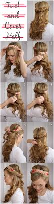 Easy updos for long hair /via. 18 Easy Step By Step Tutorials For Perfect Hairstyles