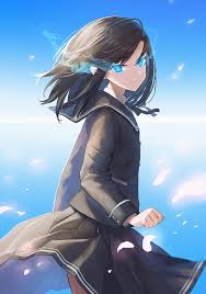 Girls who want to pass a message saying that there is more than meets the eye would want to go for this. Anime Anime Girls School Uniform Shoulder Length Hair Blue Eyes Vertical Hd Mobile Wallpaper Peakpx