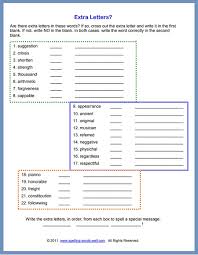 Use our challenging 7th grade worksheets to boost your students' spelling & vocabulary skills. Free Printable Spelling Worksheets