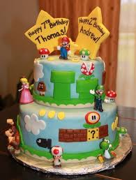 I started making this super mario birthday cake by baking the cake using a betty crocker marble cake mix using a 13x9 cake pan. Mario Bros Cake Children S Birthday Cakes Mario Birthday Cake Nintendo Cake Mario Bros Cake