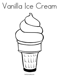 Vanilla Ice Cream Coloring Page Ice Cream Coloring Pages Cool Coloring Pages Coloring Pages