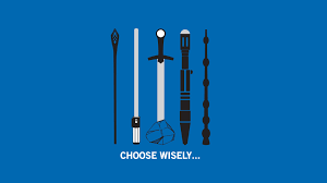 The Lord Of The Rings Star Wars Excalibur Harry Potter Doctor Who Weapon Minimalism Blue Background Humor Wallpapers Hd Desktop And Mobile Backgrounds Here you can find the best hogwarts desktop wallpapers uploaded by our community. the lord of the rings star wars