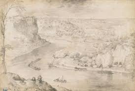 Landscape A River Among Mountains Close Examination National Gallery London