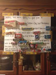 Made This For My Dad All You Need Is A Poster Board And One Of The Following Candies Whoppers 100 Grand Butterfinger Ex Extra Gum Fathers Day Butterfinger