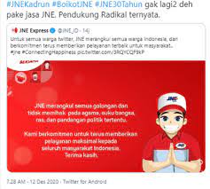 Maybe you would like to learn more about one of these? Heboh Boikot Jne Netizen Sindir Haikal Hassan Uas Hingga Radikalisme