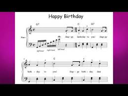 Happy Birthday Free Sheet Music For Guitar Piano Lead Instruments
