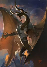 Nicol Bolas By Scarypet Mtg Art Fantasy Dragon War Dragons