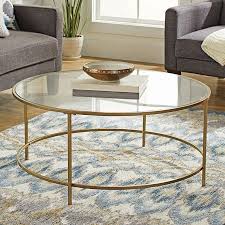 Better Homes Gardens Nola Coffee Table Gold Finish Walmart Com Gold Coffee Table Coffee Table Round Coffee Table