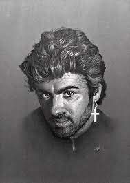 George Michael Drawing by JPW Artist