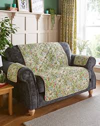 Protect your furniture with a comfy dog couch cover that your pup will love cuddling up to. William Morris Lily Furniture Covers J D Williams