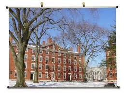 Amazon Com Harvard Canvas Wall Scroll Poster 40x60 Cm Posters Prints Amazing Places On Earth Harvard University Harvard Yard