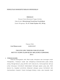 Maybe you would like to learn more about one of these? Contoh Jurnal Penelitian Biologi Sederhana