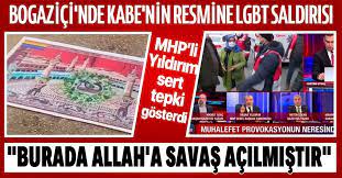 Davutoğlu'ndan boğaziçi'ndeki lgbt bayraklı kabe resmine tepki. Bogazici Nde Kabe Nin Resminin Uzerine Lgbt Pacavrasinin Yerlestirilmesine Tepki Gosterdi Burada Allah A Savas Acilmistir Takvim