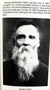 George Washington Harris (1842-1935): homenaje de Find a Grave