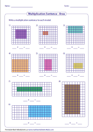 For an added challenge, make it a code: Multiplication Models Worksheets