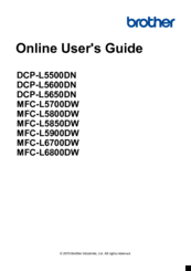 Driver and software for windows download. Brother Dcp L5600dn Manuals Manualslib